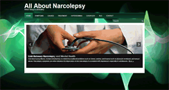 Desktop Screenshot of narcolepsysymptoms.org