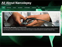 Tablet Screenshot of narcolepsysymptoms.org